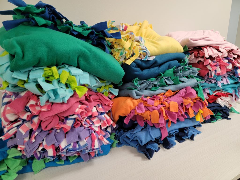 Tie Blankets for MN Children's Hospitals